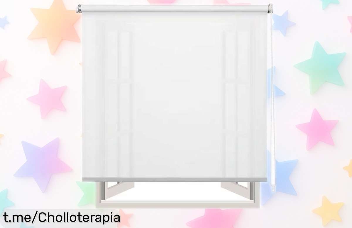 Estor enrollable translúcido liso de fácil instalación a un precio muy bajo, ¡no te perderás esta locura y dale a tu hogar el toque que merece ya!