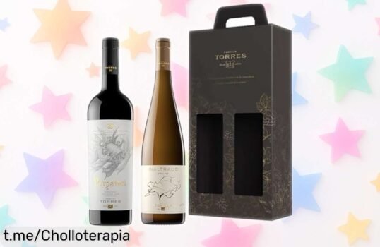 Estuche de cartón con dos botellas de vino Purgatori y Waltraud a precio rebajado, ¡aprovecha las últimas unidades y brinda momentos inolvidables!