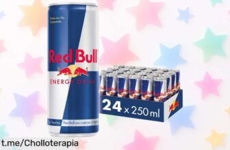 Explosivas latas de Red Bull 250ml, ¡una energía desatada en cada sorbo! No dejes pasar este descuentazo limitado, corre y consigue el tuyo antes que se acaben.