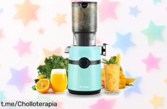 Extractor de zumos Fretta con apertura XXL para frutas enteras, motor potente y sabor sin igual. Aprovecha el precio loco antes de que se acaben las unidades limitadas y llena tu vida de jugos hoy mismo.