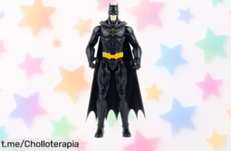 Figura de acción Batman 30 cm, diseño cómic auténtico y rebajado: un super chollo para llenar de emoción la diversión de los peques. ¡No te lo pierdas, corre antes que se agote!