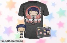 Figura de vinilo y camiseta XL My Hero Academia Jirou con micrófono a precio rebajado, ¡un súper chollo que hará brillar tu colección y atraer todas las miradas!