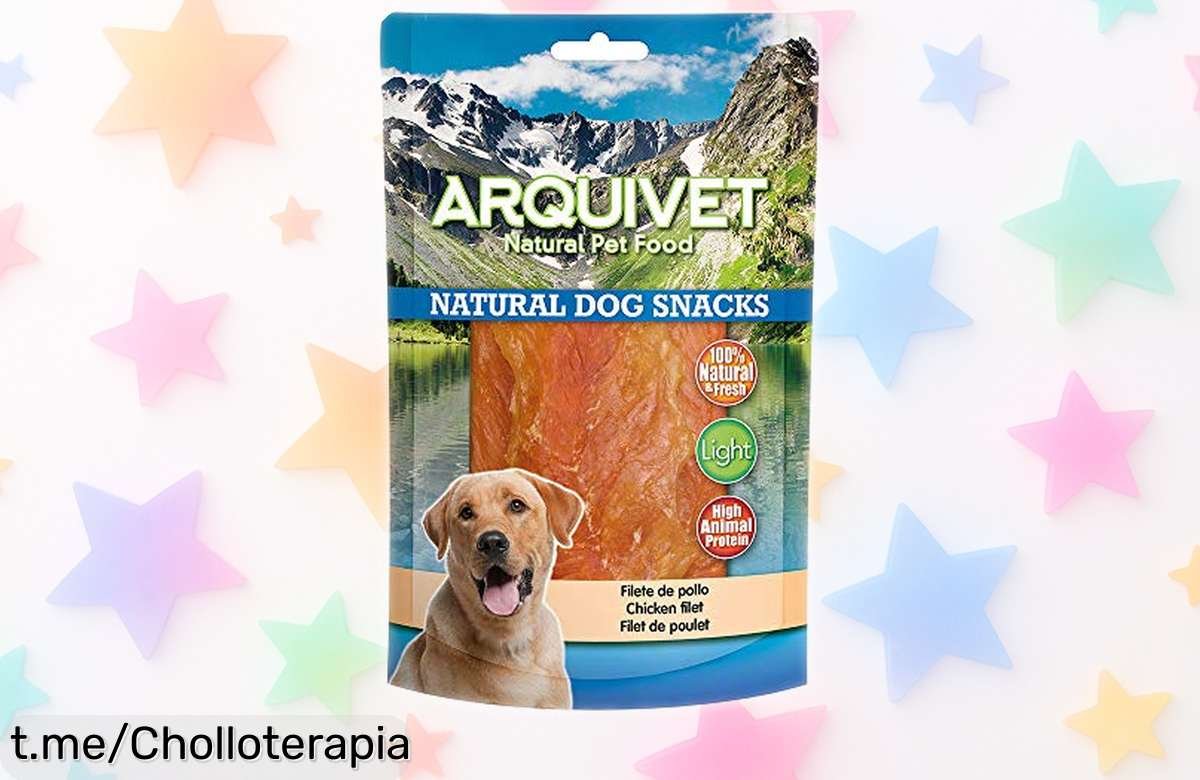Filetes de pollo 100% natural para perros, el super chollo que hará brincar a tu peludo ¡aprovecha esta oferta limitada y sorpréndelo con un manjar saludable ahora!