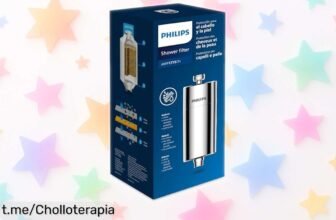 Filtro de ducha Philips que elimina el 99% del cloro y cuida tu piel y cabello, ¡precio rebajado imperdible! Date prisa antes de que se agote esta oferta única.