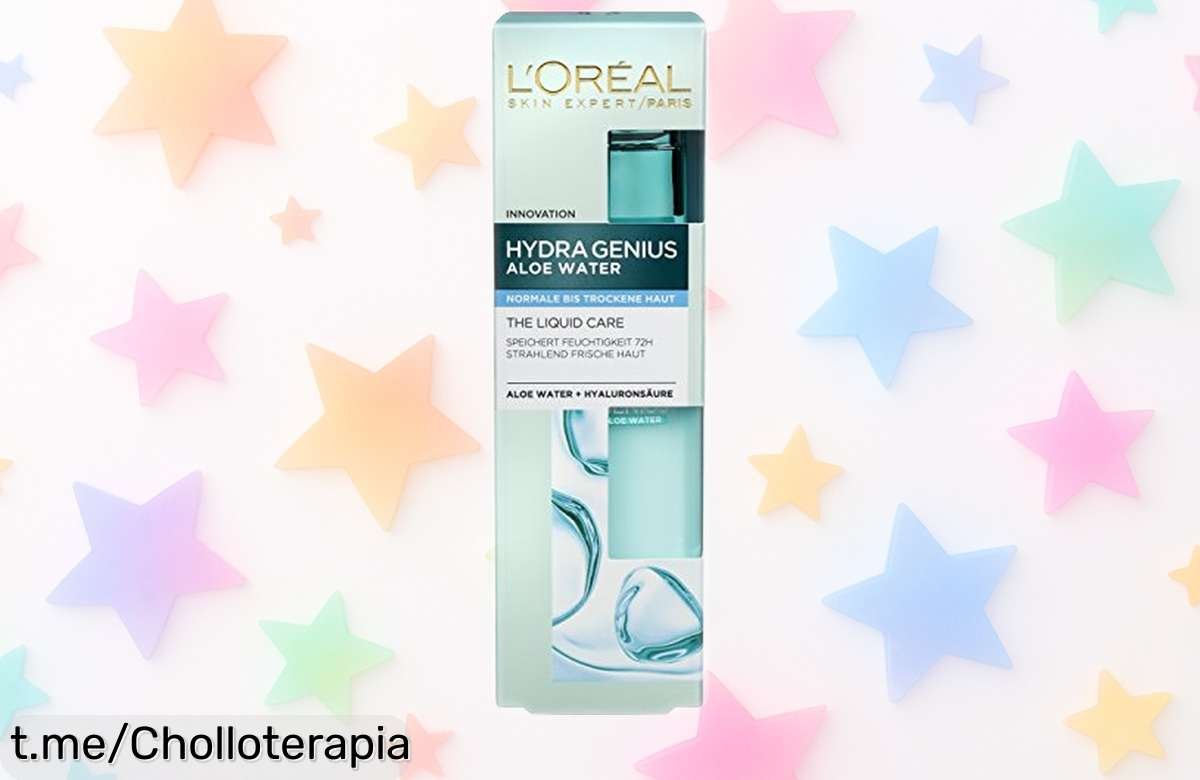 Fluido hidratante L’Oréal Paris Hydra Genius con aloe y ácido hialurónico, ¡concluida la espera! Aprovecha esta oferta increíble para que tu piel esté fresca y radiante.