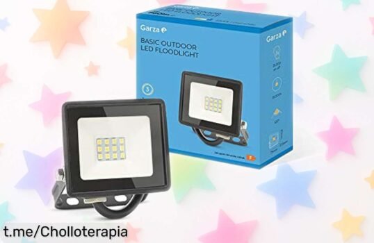 Foco LED Basic 10 W Garza: iluminación potente y resistente al agua a un precio loco que no puedes dejar escapar. ¡Haz de tu exterior un lugar seguro ahora mismo!