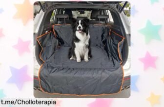 Forro impermeable para carga de SUV ideal para perros, chollo recién rebajado. ¡Protege tu coche y viaja sin preocupaciones mientras cuidas a tu peludo! ¡No te quedes sin el tuyo!