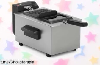 Freidora Tristar 3L FR9327 con tapa transparente y limpieza rápida, ¡ofertón a precio rebajado solo por hoy! Disfruta de comidas sabrosas sin complicaciones.