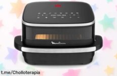Freidora de aire Moulinex Easy Fry XL, ¡ofertón y precio rebajado que te hará disfrutar de pizzas y patatas crujientes sin esfuerzo! No esperes más para hacerla tuya.