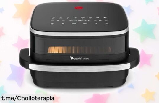 Freidora de aire Moulinex Easy Fry XL, ¡ofertón y precio rebajado que te hará disfrutar de pizzas y patatas crujientes sin esfuerzo! No esperes más para hacerla tuya.