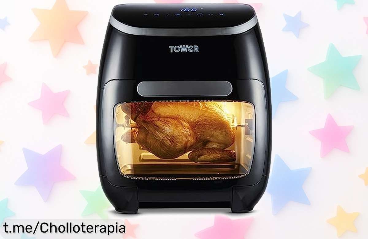 Freidora de aire Tower Xpress 5 en 1: ¡precios rebajados y platos deliciosos a la vista! No te quedes sin la tuya, vuelan rápido.