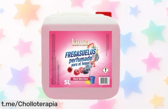 Friegasuelos Kimia Red Berries 5L a precio loco: transforma tu hogar en un oasis de frescura. ¡Aprovecha este chollo antes que se acabe y disfruta la limpieza!