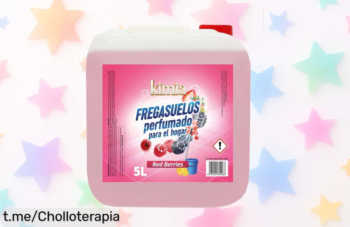 Friegasuelos Kimia Red Berries 5L a precio loco: transforma tu hogar en un oasis de frescura. ¡Aprovecha este chollo antes que se acabe y disfruta la limpieza!