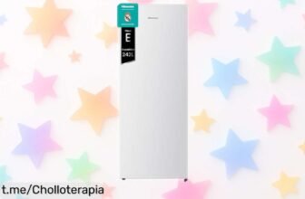 Frigorífico Hisense RL313D4AWE con cajón frescura y luz led, ¡ofertón impresionante para que tus alimentos estén siempre frescos! No te quedes sin el tuyo, aprovecha antes de que se agoten.