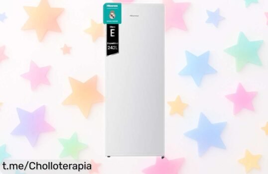 Frigorífico Hisense RL313D4AWE con cajón frescura y luz led, ¡ofertón impresionante para que tus alimentos estén siempre frescos! No te quedes sin el tuyo, aprovecha antes de que se agoten.