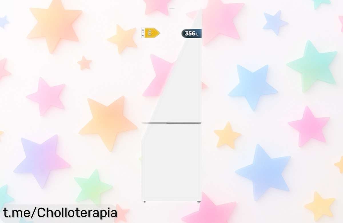 Frigorífico combi Cecotec con compresor inverter que enfría al instante y conserva tus frutas perfectas. Precio rebajado por tiempo limitado, ¡no dejes pasar este super chollo!