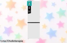 Frigorífico combi Hisense MC60300E, el aliado silencioso y sin escarcha que tu hogar necesita. ¡Corre ya a llevarte este super chollo antes de que se agote!