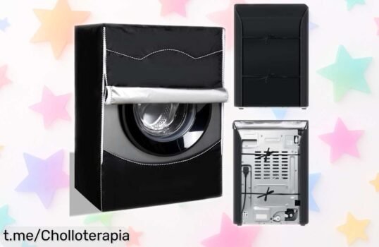 Funda impermeable para lavadora y secadora Cozary: super resistente, con cremallera. Protectora del sol y polvo a precio rebajado. No dejes que tu equipo se arruine, ¡hazla tuya ya!