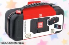 Funda super resistente para Nintendo Switch, capacidad para 12 juegos y microSD a precio rebajado: ¡organiza tu diversión ya o te quedarás sin ella!