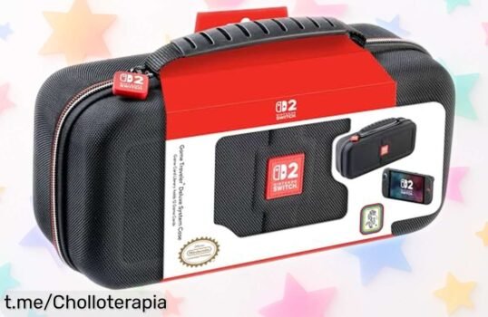 Funda super resistente para Nintendo Switch, capacidad para 12 juegos y microSD a precio rebajado: ¡organiza tu diversión ya o te quedarás sin ella!