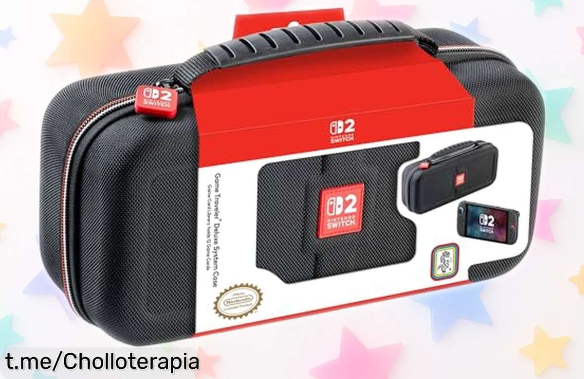 Funda super resistente para Nintendo Switch, capacidad para 12 juegos y microSD a precio rebajado: ¡organiza tu diversión ya o te quedarás sin ella!