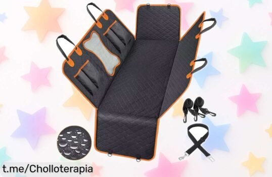 Funda universal impermeable para asiento de coche para perros: viaja sin manchas ni líos gracias a este super chollo que no querrás dejar pasar. ¡Aprovecha la oferta y disfruta con tu peludo!