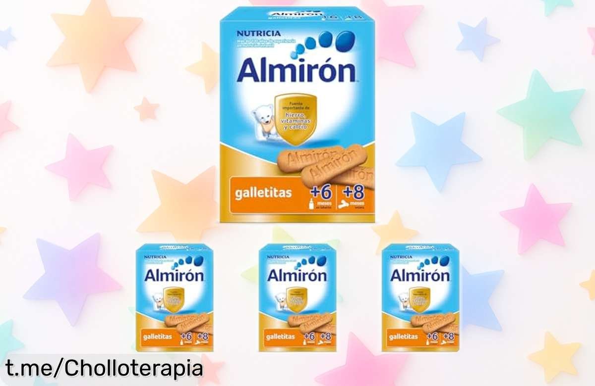 Galletitas Almirón para peques con vitaminas y hierro ahora a precio loco, ¡no dejes pasar este super chollo! Llévalas ya y despierta su alegría e imaginación.