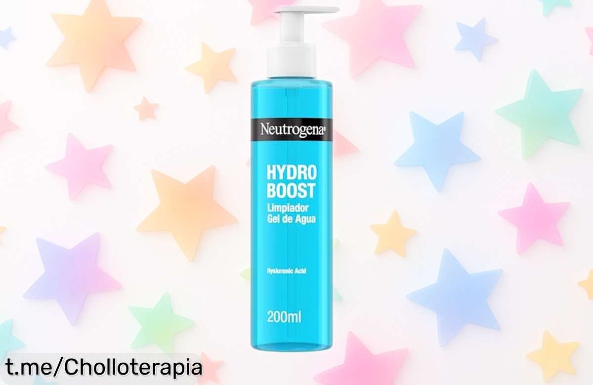Gel limpiador facial Neutrogena Hydro Boost: oferta limitada que hidrata tu piel y elimina maquillaje sin resecar, ¡no dejes pasar este chollo antes de que se acabe!