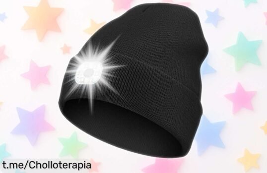Gorro con luz LED recargable Trixes negro unisex a precio rebajado, ilumina la oscuridad y destaca tu estilo ¡No dejes escapar esta oferta única para brillar ya!