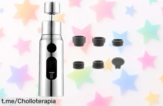 Grifo aireador giratorio 360° Lonwiner a precio rebajado, chorro sin salpicaduras y montaje facilísimo: ¡no te quedes sin el tuyo antes de que se agote!