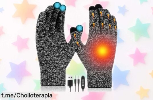 Guantes calefactables USB para invierno: ¡el super chollo que calienta tus manos al instante! Aprovecha esta oferta antes de que se agoten y siente el calor en tus dedos.