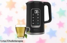 Hervidor eléctrico Cecotec Thermosense 500 Touch de 1,7L a precio rebajado: disfruta tu bebida perfecta en segundos con este super chollo que te hará sonreír.