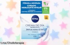 Hidratante facial NIVEA con vitamina E que refresca y protege del sol, ¡chollo total! No dejes escapar este descuentazo para tener una piel radiante todos los días.