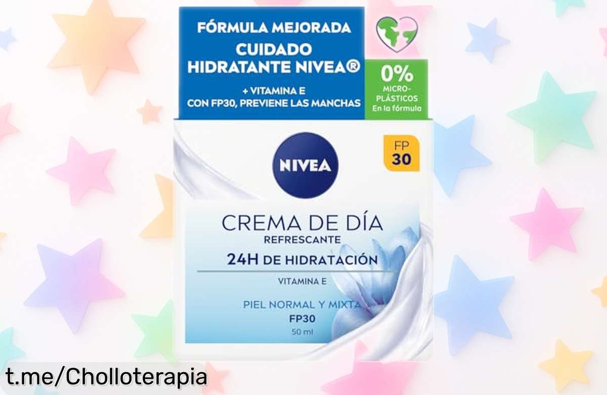 Hidratante facial NIVEA con vitamina E que refresca y protege del sol, ¡chollo total! No dejes escapar este descuentazo para tener una piel radiante todos los días.