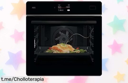 Horno multifunción AEG con limpieza a vapor y pantalla táctil, ¡aprovecha este super chollo para cocinar como un chef; convierte cada comida en una fiesta de sabores!