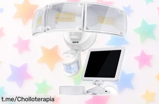 Ilumina tu jardín con la increíble luz solar ZOFO y su sensor de movimiento: ¡oferta limitada que te hará sentir seguro y alegre en tus noches!