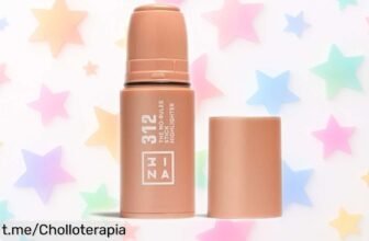 Iluminador en barra 3INA MakeUp rosa dorado: ¡rebaja brutal que no dura para siempre! Presume un brillo irresistible y fácil de usar en mejillas, labios y ojos.