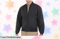 Impactante chaqueta negra Red Kap JT38 con cremallera de latón resistente y bolsillos ¡Preciazo muy bajo por tiempo limitado! Hazla tuya antes que volar, brilla con estilo ya mismo.