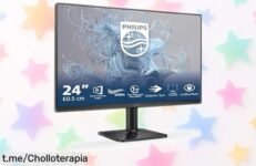 Impactante monitor Philips 24 FHD con colores vibrantes y respuesta ultrarrápida ¡Precio rebajado por tiempo limitado, no dejes pasar esta oportunidad para jugar sin límites!