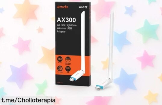 Impresionante adaptador USB Wi Fi 6 de Tenda con súper señal rebajada para que disfrutes juegos y streaming sin cortes ¡Aprovecha este descuentazo antes de que desaparezca!