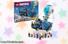 Impresionante autobús de batalla Fortnite LEGO con 9 minifiguras, ¡rebajas locas para que construyas aventuras épicas y no te quedes sin tu diversión!