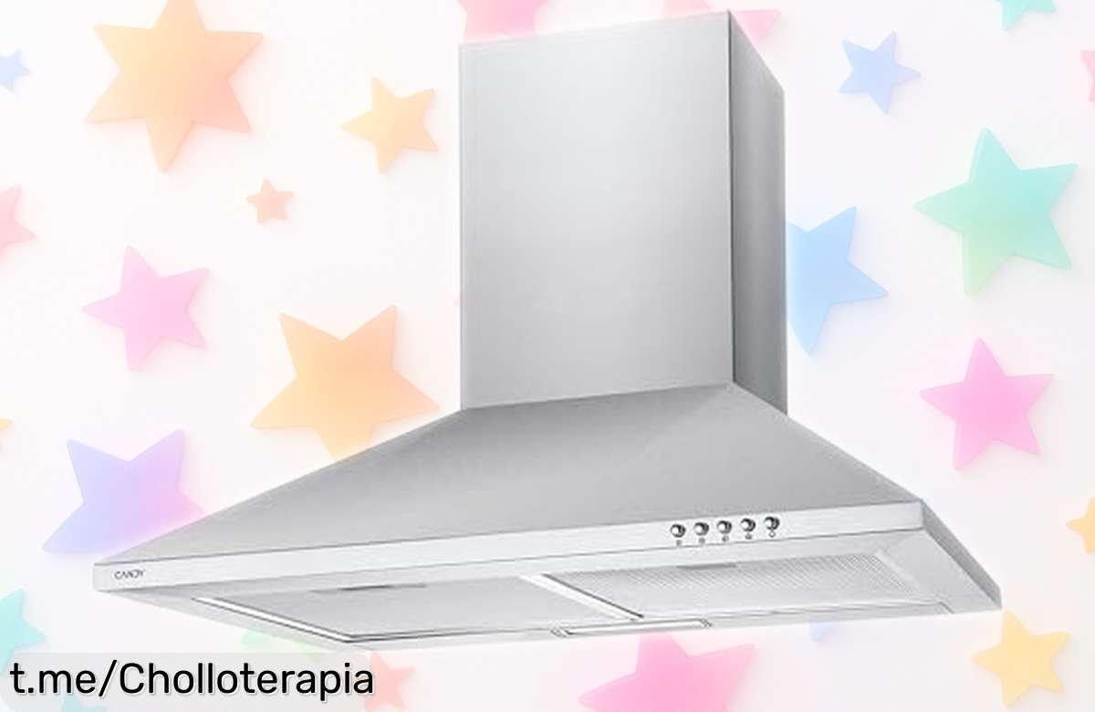 Impresionante campana extractora Candy CCE117/1X con luces LED y potente motor a un precio rebajado que volará ¡Llévala ahora y transforma tu cocina en un espacio espectacular!
