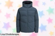 Impresionante chaqueta puffer Jack & Jones Orion Blue con capucha, chollazo limitado para lucir bien y no pasar frío; ¡no dejes que se escapen tus oportunidades!