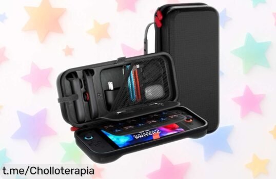 Impresionante estuche protector ProCase para Nintendo Switch 2 rebajado; lleva tus juegos y accesorios sin líos, ¡aprofítalo y disfruta el mejor rollo en cada partida!