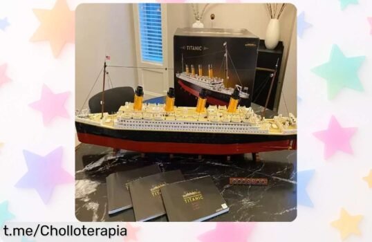 Impresionante maqueta Titanic de 9090 piezas, super chollo para los amantes de la historia y la construcción. Usa el cupón y crea momentos únicos antes que vuelen esta oferta limitada.