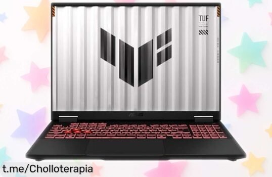 Impresionante ordenador portátil gaming ASUS TUF con Ryzen 7 y gráfica RTX, ¡rebajado como nunca para que no dejes escapar esta oportunidad única y te diviertas a lo grande ya!