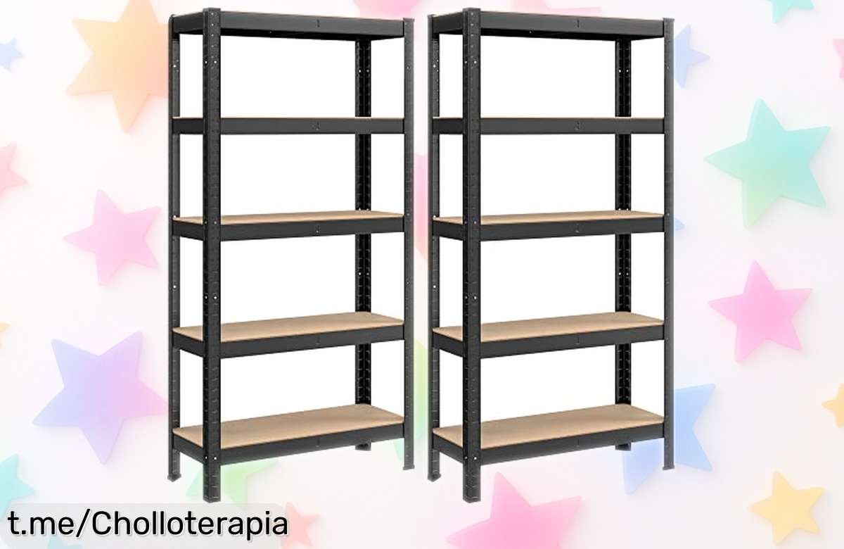 Impresionante pack de estanterías SONGMICS con montaje fácil y resistencia brutal, ideal para organizar tu hogar a un precio rebajado ¡Atrapa el super chollo antes de que se acabe!