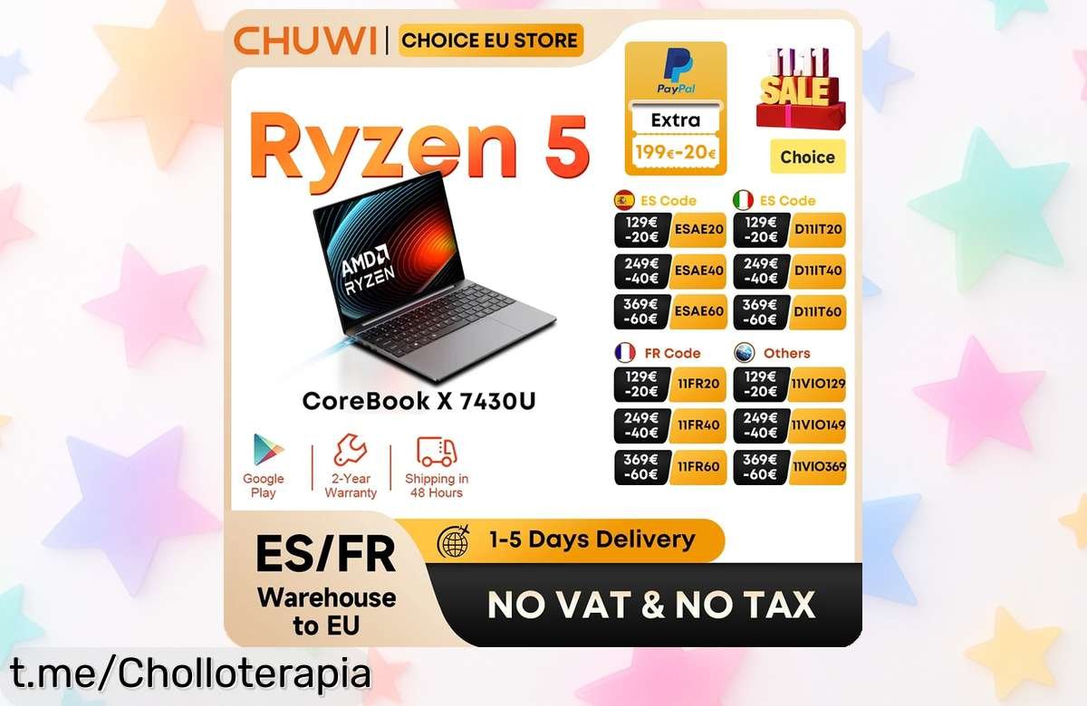 Impresionante portátil CoreBook X con 6 núcleos y pantalla 2K IPS de 14,1” a precio deslumbrante; despega en juegos y multitarea, ¡no te quedes sin él!