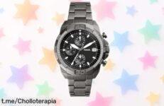 Impresionante reloj Fossil Bronson 44mm, moderno y resistente al agua: ¡aprovecha el super chollo con precio rebajado antes de que se agote!