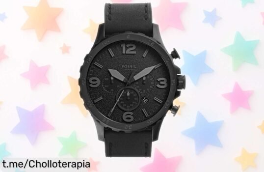 Impresionante reloj Fossil Nate para hombre, diseño brutal y cronógrafo súper preciso. ¡No dejes escapar este precio rebajado y luce impecable hoy mismo!